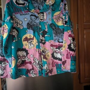 Betty Boop Multicolor Pajama Top